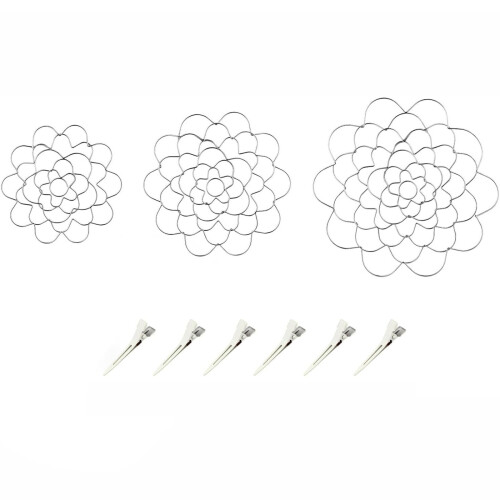 Support d'arrangement de fleurs, ensemble d'attaches de-1