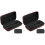 2St Zwarte Draagbare Microfooncase Eva Met Anti- Bescherming 10
