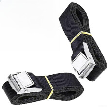 Cargo Tie Down Straps 2Pack 25mm x 2m Nylon Roof Rack Straps Zinc Alloy Cam Buckle For Canoe Surfboard Luggage Transport