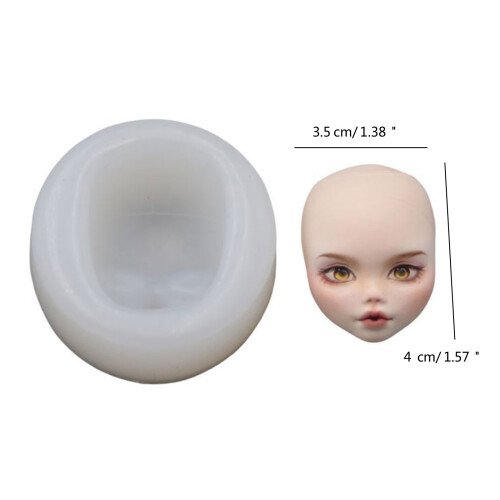 Elf Face Clay Molds Dolls Face Epoxy Resin Casting Molds for 2