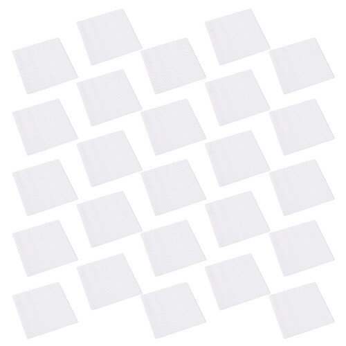 25Pcs Party Baking Papers Grilling Pad Oil Absorbing Square Sheets