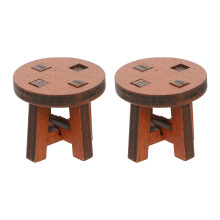 2Pz Mini in Legno Per Scenografie E Decorazioni Creative