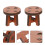 2Pz Mini in Legno Per Scenografie E Decorazioni Creative 4