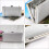 Clutch in Satin E Metallo Per 9