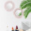 Wall Hanging Mirror Tapestry Decorative Simple Style Makeup Mirror 5