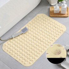 Tappetino da doccia con foro di drenaggio per un'igiene ottimale, tappetino da bagno extra large antiscivolo che offre una protezione completa contro