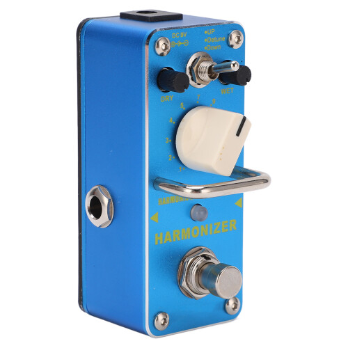 Pitch Shifter Effektpedal Metall Blau 2