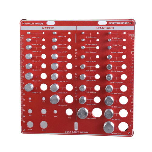 Bolt Thread Identifier Board 34 Hole Design For Efficient