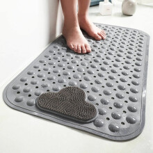 Tappetino da bagno con design massaggiante, tappetino antiscivolo per vasca da bagno, tappetino antiscivolo per doccia con ventose, fori di drenaggio