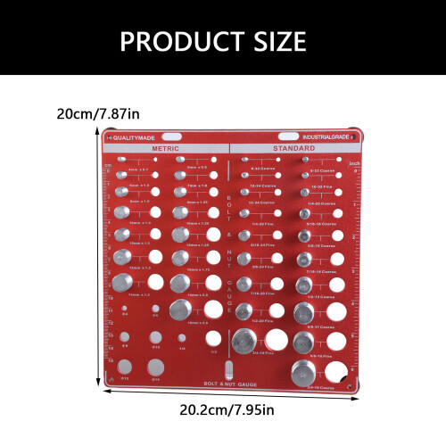 Bolt Thread Identifier Board 34 Hole Design For Efficient 2