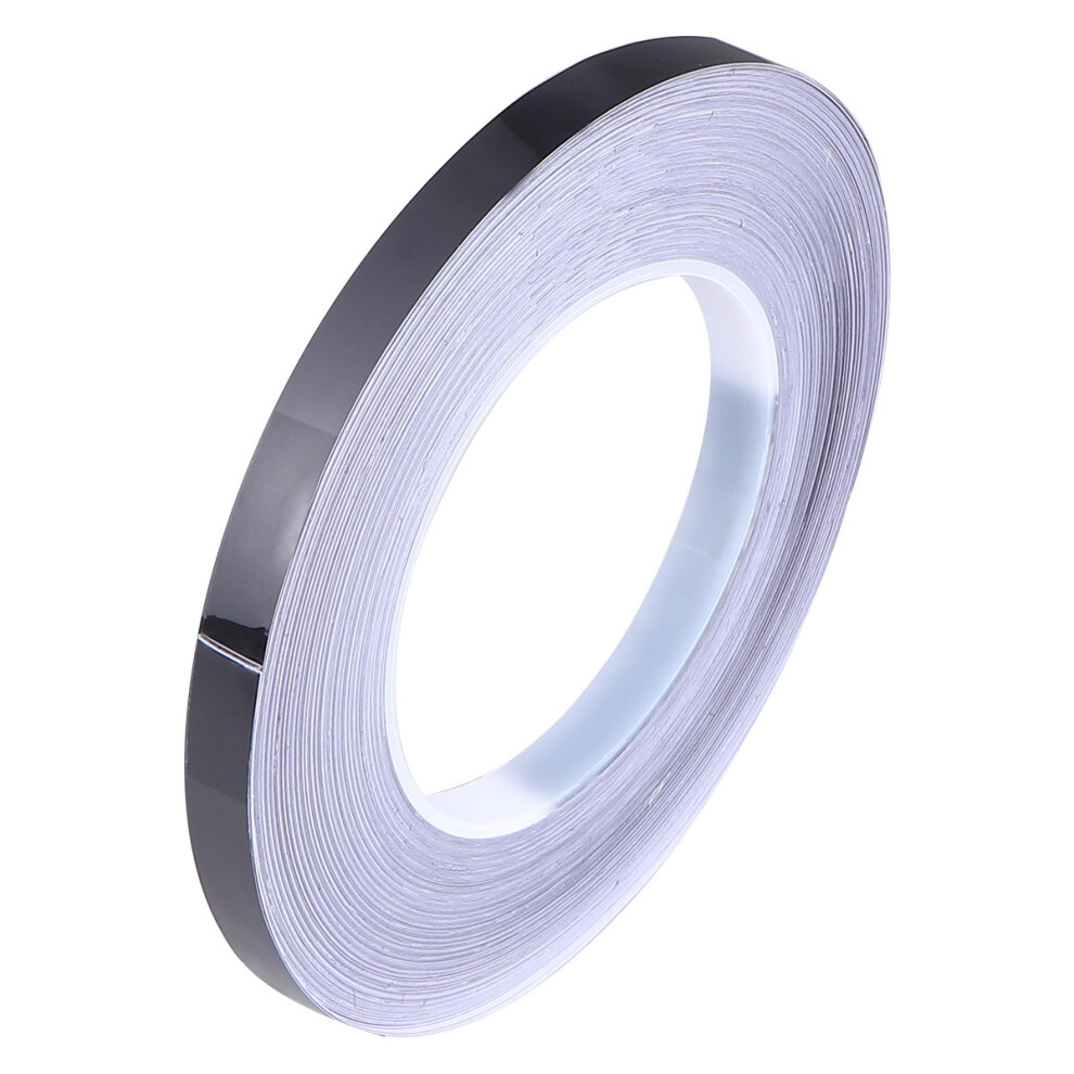 Black Pvc Selfadhesive Tile Tape For Sealing Adjustable Size 1Cm X 5M 3572456823047