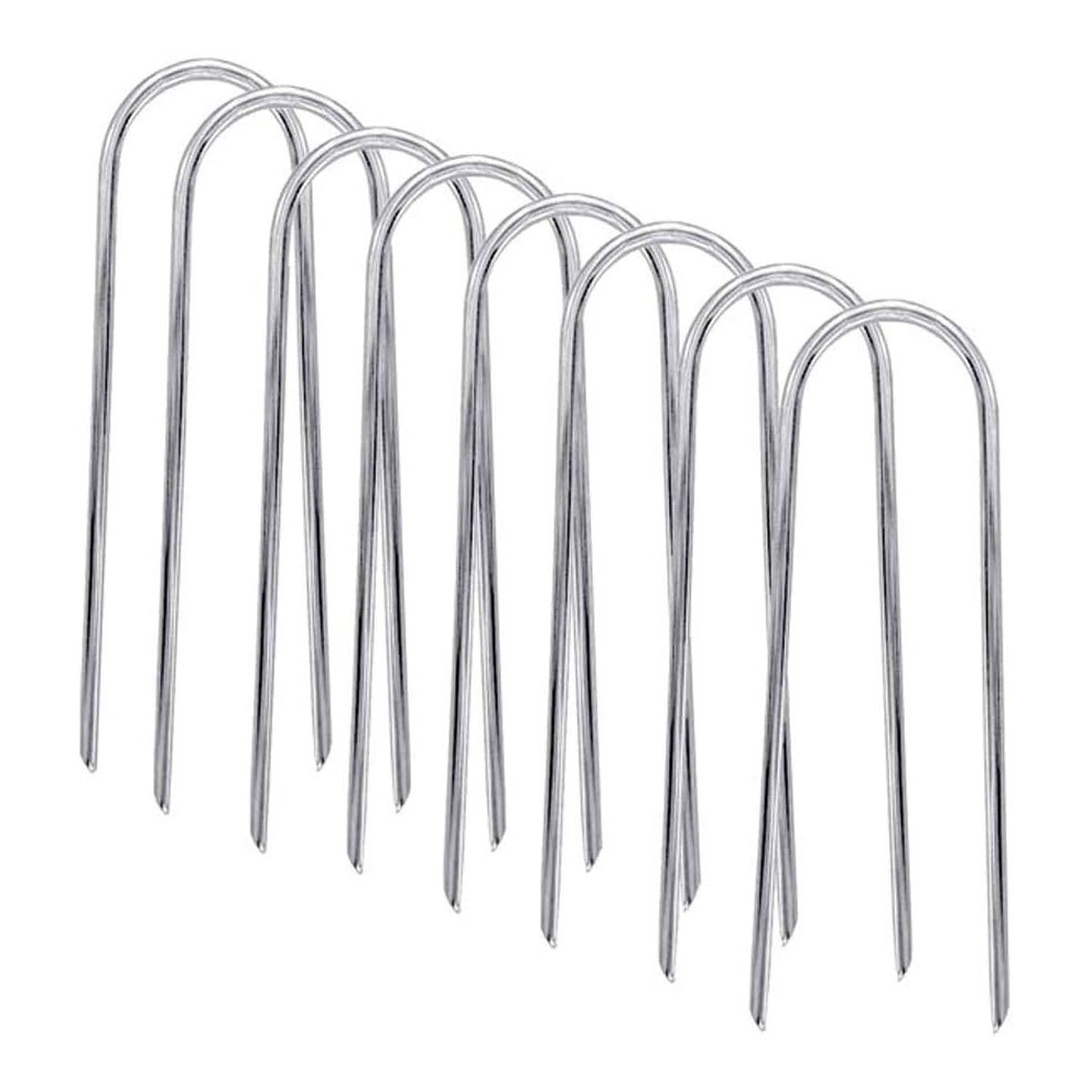 Universal Security Stakes, U-Shaped Galvanized Steel Anchors For Multiple Outdoor Applications 9060116391530
