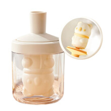 Easy Cleaning Iced Dessert Molds Flexible Silicone-White 1