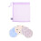 1Set Polyester Reusable Breast Pad Washable Feeding Cushions for Moms 1