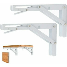 Suport de raft triunghiular din material robust pentru mobilier montat pe perete, suport pliabil pentru consolă, economisește spațiu, instalare