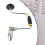 Portable Hand Crank Drill with Swing Arm-10 inch 4 claws 4