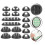 16Pz Organizzatori in Silicone Nero Clip 5