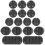 16Pz Organizzatori in Silicone Nero Clip 8