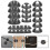 16Pz Organizzatori in Silicone Nero Clip 6