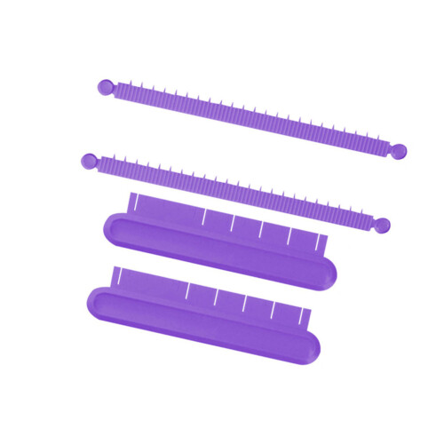 Arcs Piping Guide Ergonomic Handle For Smooth Cake-Purple