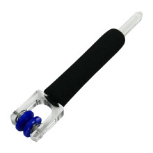 Double Roller Glass Burnishing Tool Ergonomic Handle Acrylic For