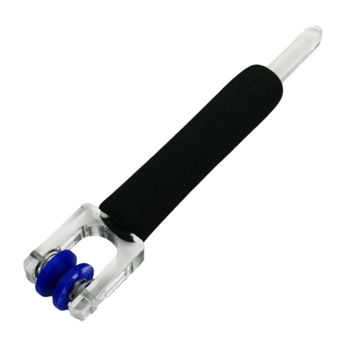 Double Roller Glass Burnishing Tool Ergonomic Handle Acrylic For