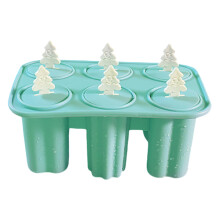 Ice Popsicles Molds Space Saving Design-Fresh and green L