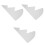 3pcs Acrylic Christmas Tree Sewing Stencils 10