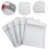 100Pcs White Poly Bubble Mailers Tough Pe Packaging Bags for Parcels 6