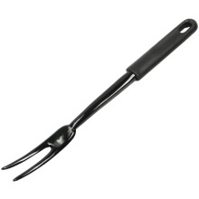 Skæregaffel til håndtering af varm mad, varmebestandig med ergonomisk håndtag og skridsikkert greb for sikker kontrol, 2-benet grydegaffel ideel