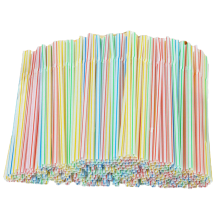 Flexible Plastic Straws, Assorted Colors, 21cm Long, Bendable, Reusable After Washing, Food Grade PP Material, Perfect for Cold and Hot Drinks, Classi