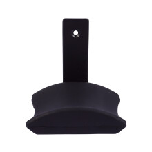 2Pz Cuffie Nero Con Gomma Protettiva, Gancio Da Scrivania
