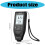 0-2000μm Large Display Paint Coating Meter with Unit-Black 4
