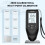 0-2000μm Large Display Paint Coating Meter with Unit-Black 6