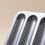 Mini French Loafs Pan With 3 Sections Carbon Steel Construction 5