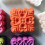 Square Flower Pattern Moon Cake Molds Hand Pressure Cookie Stamp 5