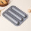 Mini French Loafs Pan With 3 Sections Carbon Steel Construction 6
