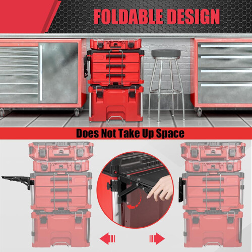 Quick Release Tool Tray Worktables For Toolbox Magnetic Foldable 2