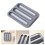 Mini French Loafs Pan With 3 Sections Carbon Steel Construction 2