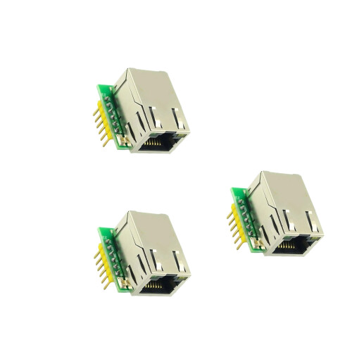 SPI Ethernet Module Featuring TCPs HTTP Protocol-Three packages