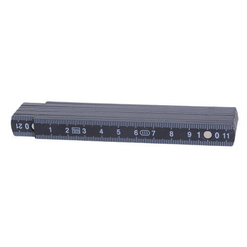 Convenient 1meter  Foldable Measuring Tool Plastic Ruler-Black