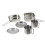 1 Set Stainless Steel Portable Camping Cookware Pot 1