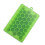 Easily Release Ices Cube Molds with Lid Flexible Silicone-Green 1