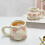 Delicate Ceramic Coffee Mug With Bows Portable Elegant-Model B 5