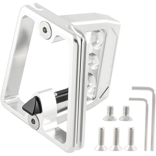 3hole mounting adapter for Brompton bicycles, front carrier block for comfortable use (red) 1