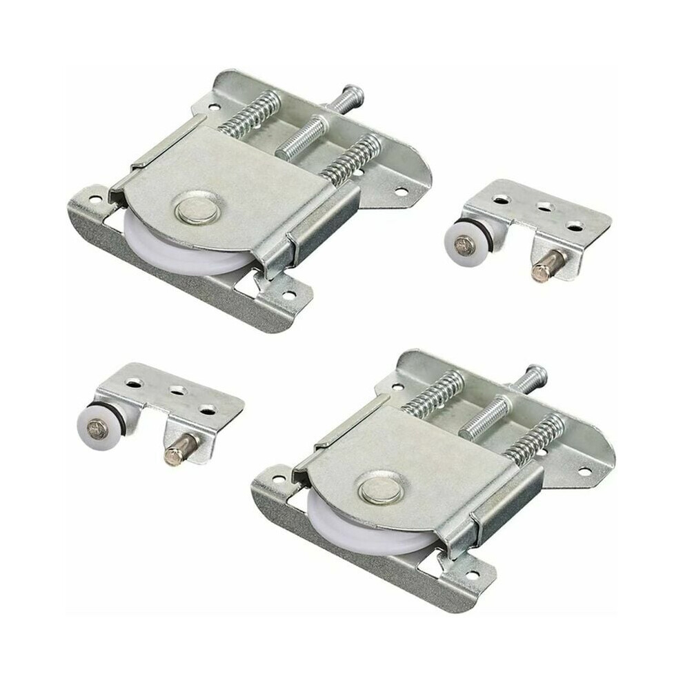 Sliding Door Roller Kit, High-Quality Material Metal Sliding Rollers Smooth Sliding For Most Sliding Cabinet Doors, Cabinets, Windows, Cabinets, Displ 9436597633597