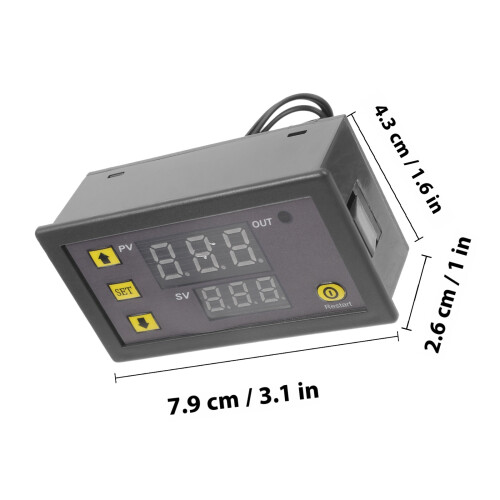 Controlador De Temperatura Digital 12 Visor Para Ambientes 2