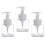 3Pcs 250Ml Garrafas Transparentes Recarregáveis Com Bomba 8