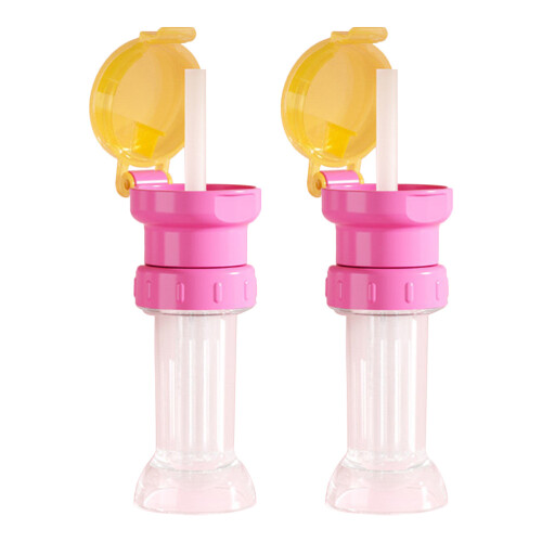 2Pièces Bouchons Bébé Silicone Rouge Pour Voyage