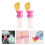 2Pièces Bouchons Bébé Silicone Rouge Pour Voyage 4